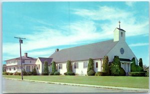 Postcard - St. Clare's Catholic Church - Misquamicut, Rhode Island