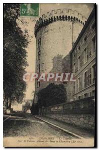 Old Postcard Chambery castle tour of the old Manor Chambery XI century Sires