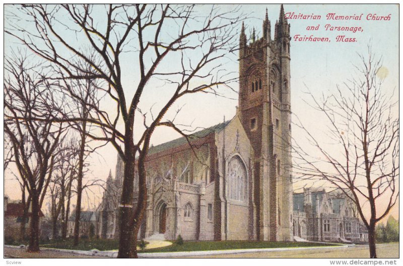 FAIRHAVEN, Massachusetts; Unitarian Memorial Church and Parsonage, 00-10s