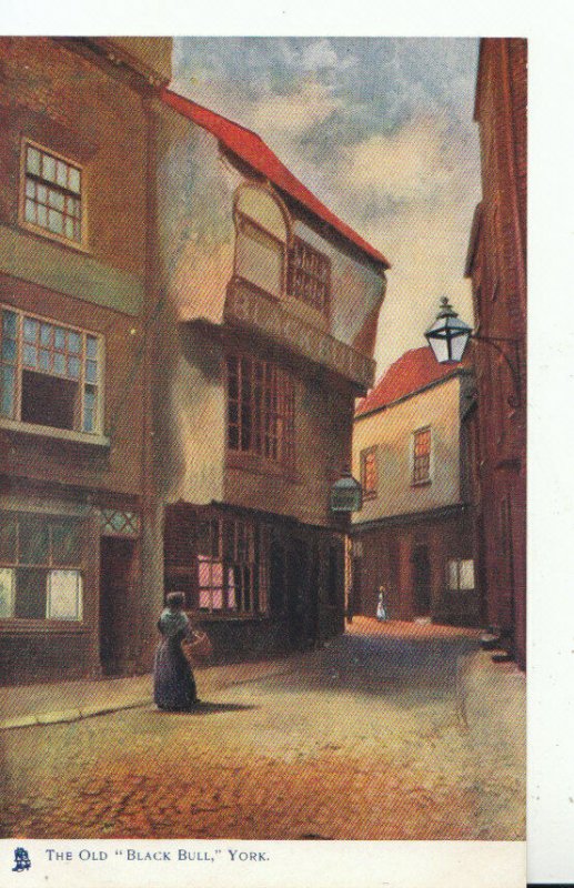 Yorkshire Postcard - The Old Black Bull - York - Ref 16586A