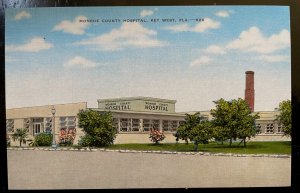 Vintage Postcard 1957 Monroe County Hospital, Key West, Florida (FL)