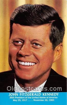 John Fitzgerald Kennedy May 29, 1917-Nov 22, 1963 Unused 