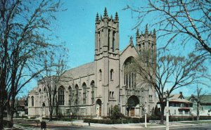 Vintage Postcard Sacred Heart Cathedral Roman Catholic Bishop Rochester New York