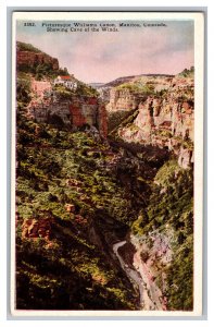 Postcard CO Williams Canon Manitou Colorado Showing Cave Of The Winds