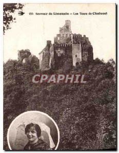 Old Postcard Remembrance Limousen The Towers of Chalucet