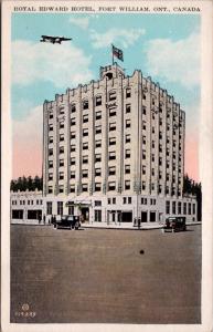 Royal Edward Hotel Fort William Thunder Bay Ontario ON Unused Postcard D42