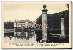 Old Postcard Chateau De Rambouillet