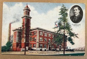 UNUSED PC - HOME OF FARMING PUB. CO., DES MOINES, IOWA E.T. MEREDITH PUBLISHER