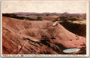 Colorado, 1908 Western Slope Continental Divide, Moffat Road, Vintage Postcard