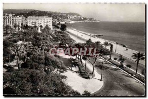 Postcard Old Nice View of the Albert 1st Gardens