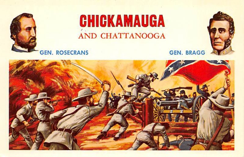 Famous battles of the Civil War, Chickamauga 1861 ?????1865, USA Civil War Un...