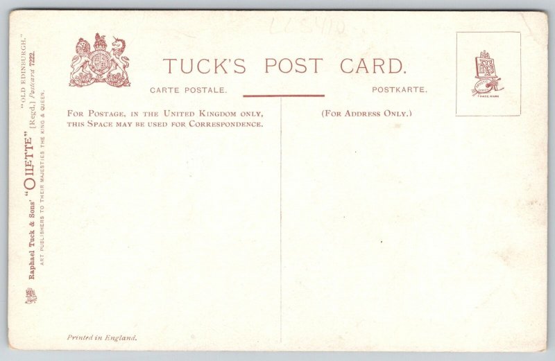 Edinburgh Scotland~Bakehouse~Old Edinburgh~~1910 TUCK Postcard 