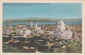 Canada Montreal View From Mount Royal