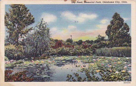 Oklahoma City Lily Pond Memorial Park 1946