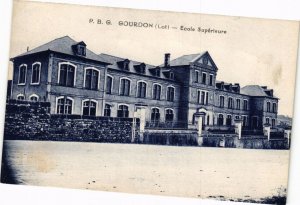 CPA P. B. G. GOURDON - École Superieure (223472)