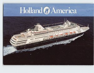 Postcard ms Veendam, Holland America Line