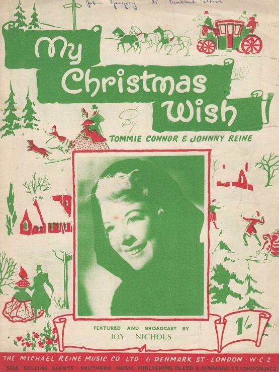 My Christmas Wish Joy Nichols 1940s Sheet Music