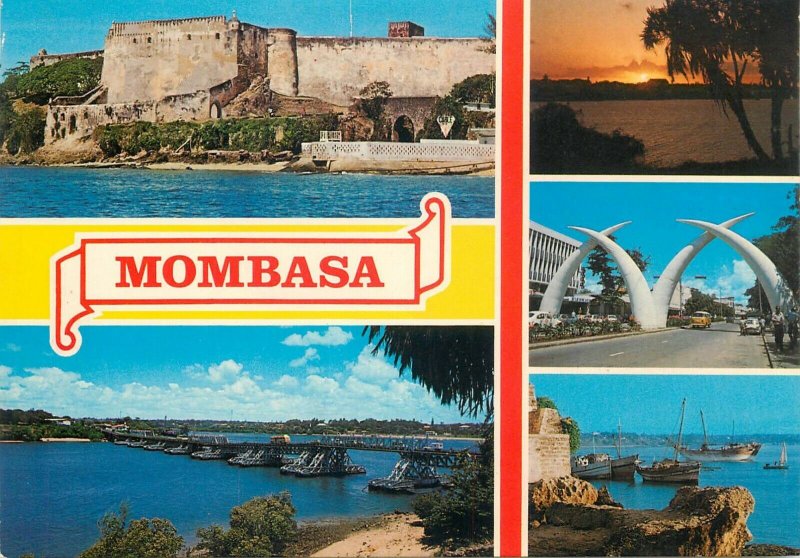 Mombasa Kenya postcard