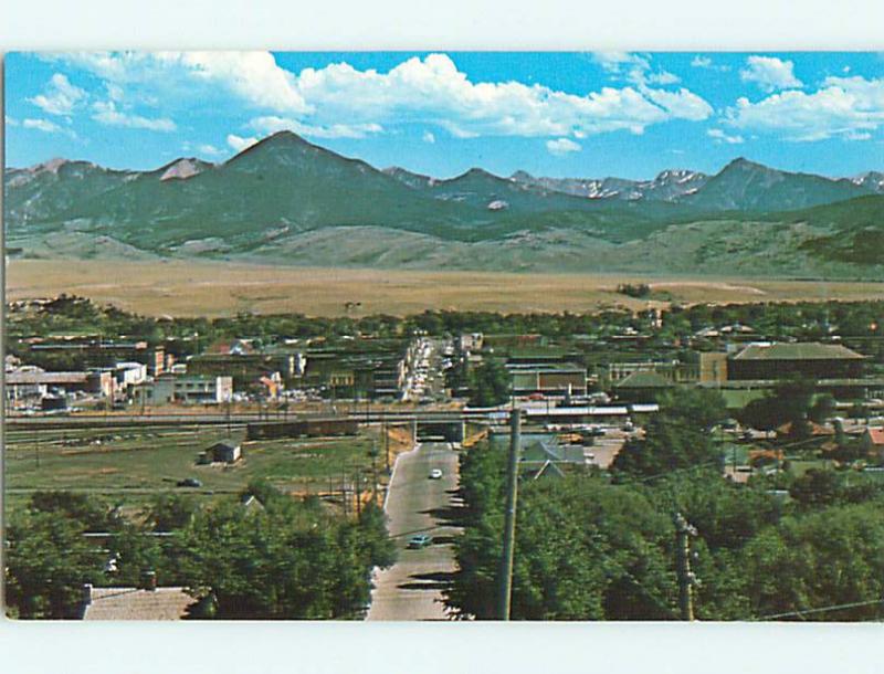 Unused Pre-1980 BUSINESSES ALONG MAIN STREET Livingston Montana MT t4133-22