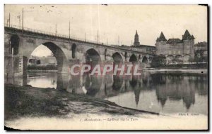 Postcard Old Bridge Montauban over the Tarn