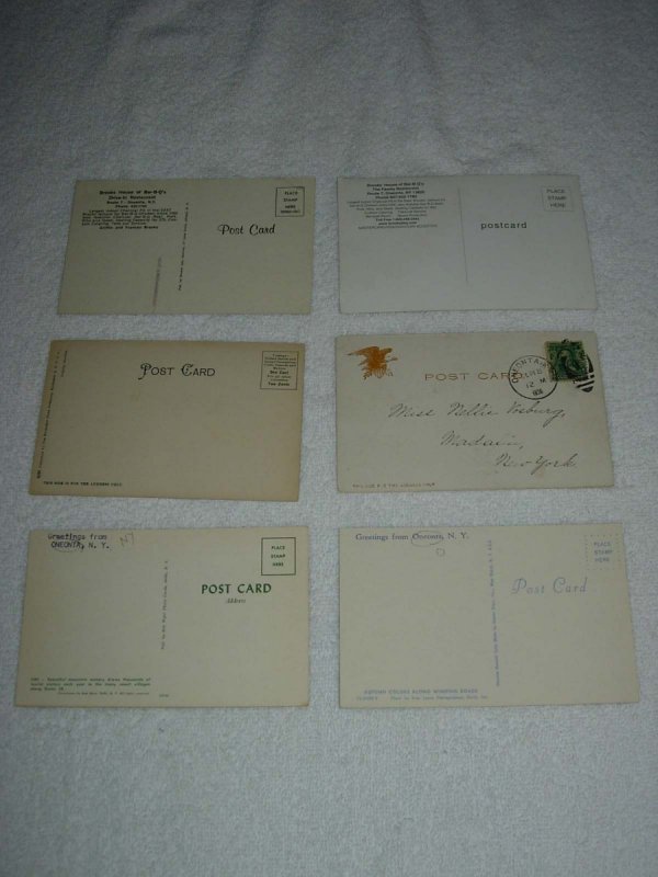 Oneonta NY - Lot Of 6 Great Vintage Postcards - x0595