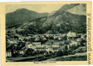 VINTAGE POSTCARD: UDINE - MOGGIO UDINESE - PANORAMA-