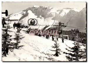 Old Postcard Morzine L & # 39Arrivee the gondola has Super Morzine and the Ha...