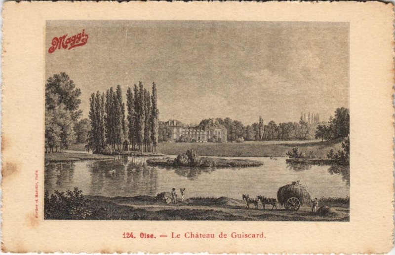 CPA OISE - Le Chateau de GUISCARD (130842)