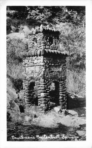 1940s Oregon Bruckman's Breitenbush Springs RPPC Postcard 25-11239