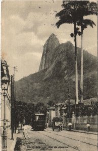 PC BRAZIL, RIO DE JANEIRO, CORCOVADE, Vintage Postcard (b36491)
