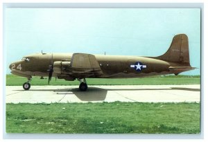C-54 Skymaster USAAF's Civilian Douglas DC-4 Airplane Vintage Postcard