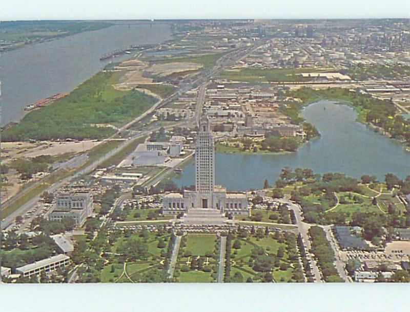 Unused Pre-1980 AERIAL VIEW Baton Rouge Louisiana LA hs8089