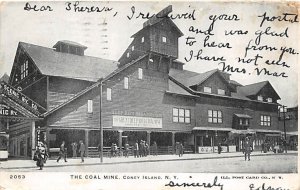 The Coal Mine Coney Island, NY, USA Amusement Park 1905 