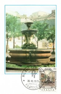 Postcard Piazza Fontana Milano Edizione Roma Rome Italy