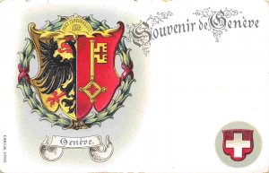 Souvenir de Geneve Geneva Switzerland 1907c postcard 