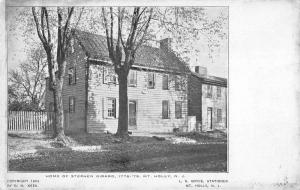 Mt Holly New Jersey birds eye view home of Stephen Girard antique pc Y15335