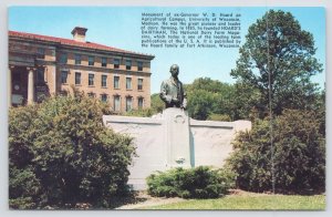 Ex Governor W D Hoard Monument~Agriculture Campus~Univ Of WI~Kodachrome~c1953