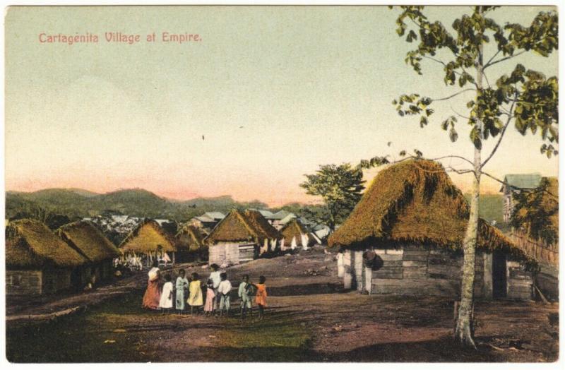 Panama Empire Cartagenita Village 1900s-1910s Postcard by Maduro No. 25