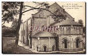 Old Postcard Soulac sur Mer The Apse of the Church