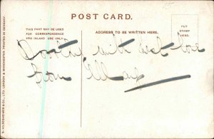 A/s Sydney Carter CHRISTMAS Children's Frolics On the Farm Gate Postcard