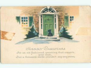 Divided-Back CHRISTMAS SCENE Great Postcard W9148