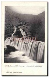 Old Postcard The Gex Picturesque Waterfalls London