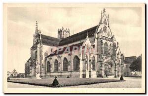 Postcard Old Brou Church Bourg