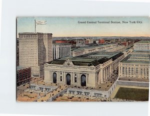 Postcard Grand Central Terminal Station New York City New York USA