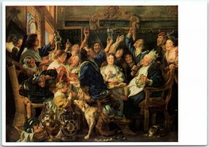 M-23576 The bean feast By Jacob Jordaens Kunsthistorisches Museum Austria