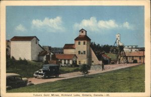 Kirkland Lake Ontario ON Toburn Gold Mines Mining Vintage Postcard