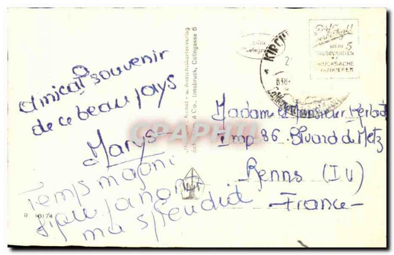 Old Post Card Schwarzsee