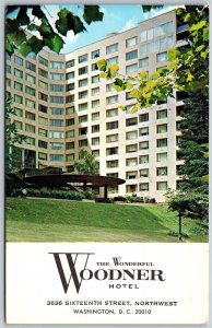 Vtg Washington DC Woodner Hotel 1960s View Postcard