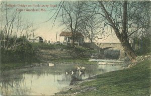 Missouri Cape Girardeau Tollgate Bridge Rock Levey Simon  1911 Postcard 22-4179 