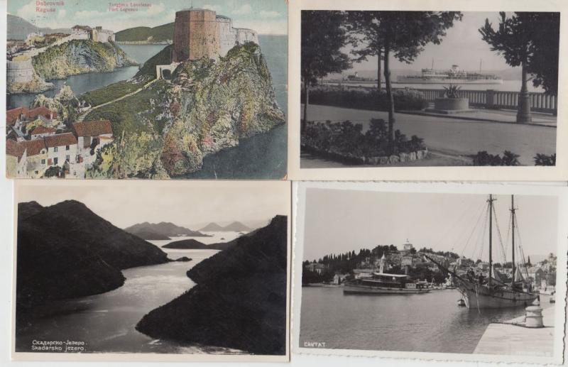 CROATIE CROATIA 229 Cartes Postales 1900-1940. (L2673)